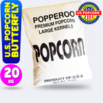 POPPEROO US Popcorn butterfly  kernels (20kg)