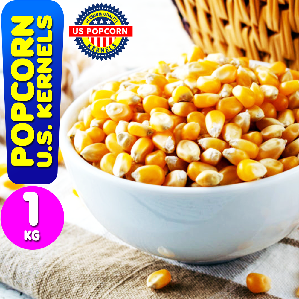 POPPEROO Popcorn Kernel - 1 kilogram (US Popcorn)