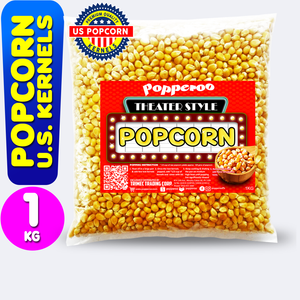 POPPEROO Popcorn Kernel - 1 kilogram (US Popcorn)