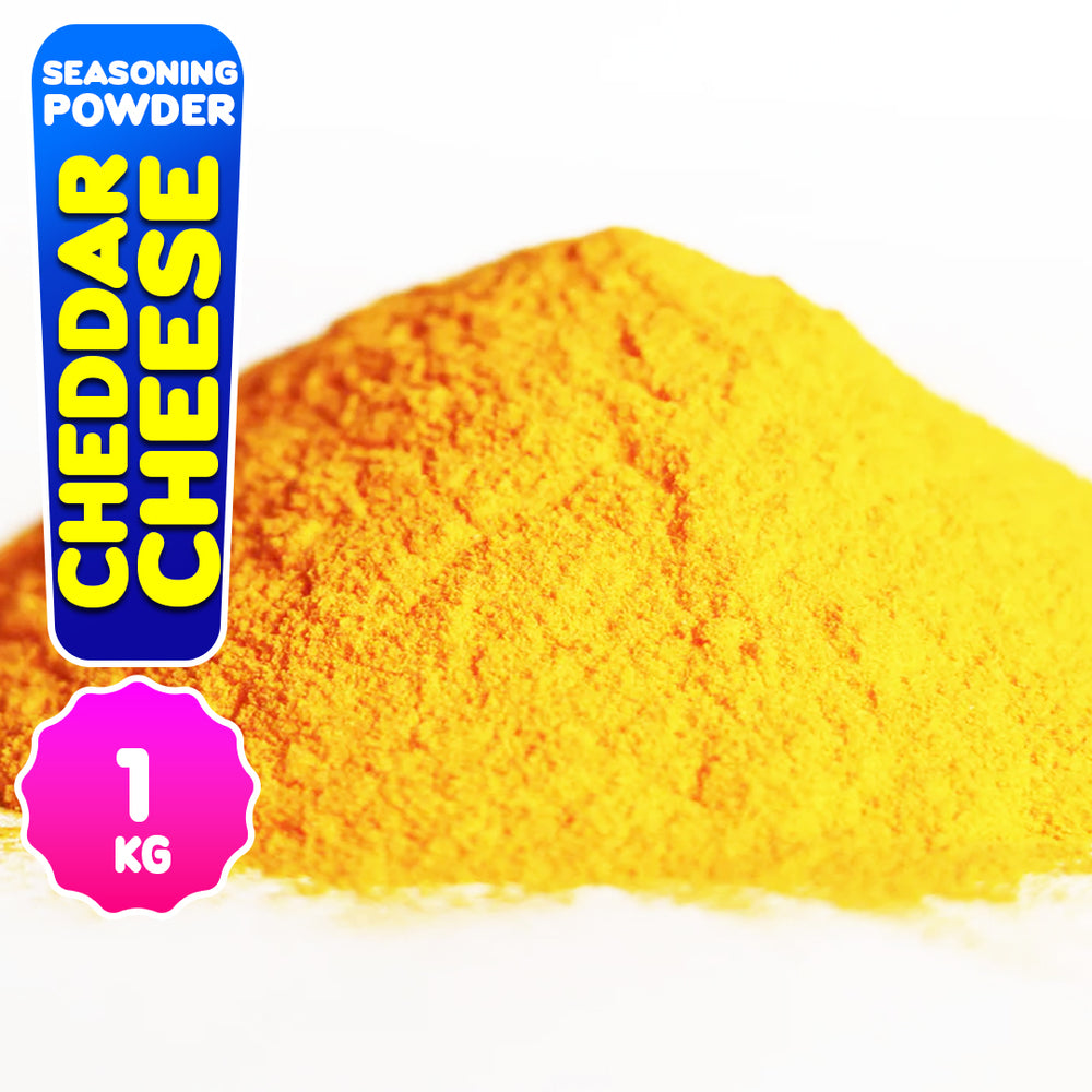 Popperoo Cheddar Cheese Powder Seasoning 1Kg (for Popcorn and Frenchfries)